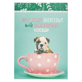 My Cup Overflows Notepad - Annie Jack TX