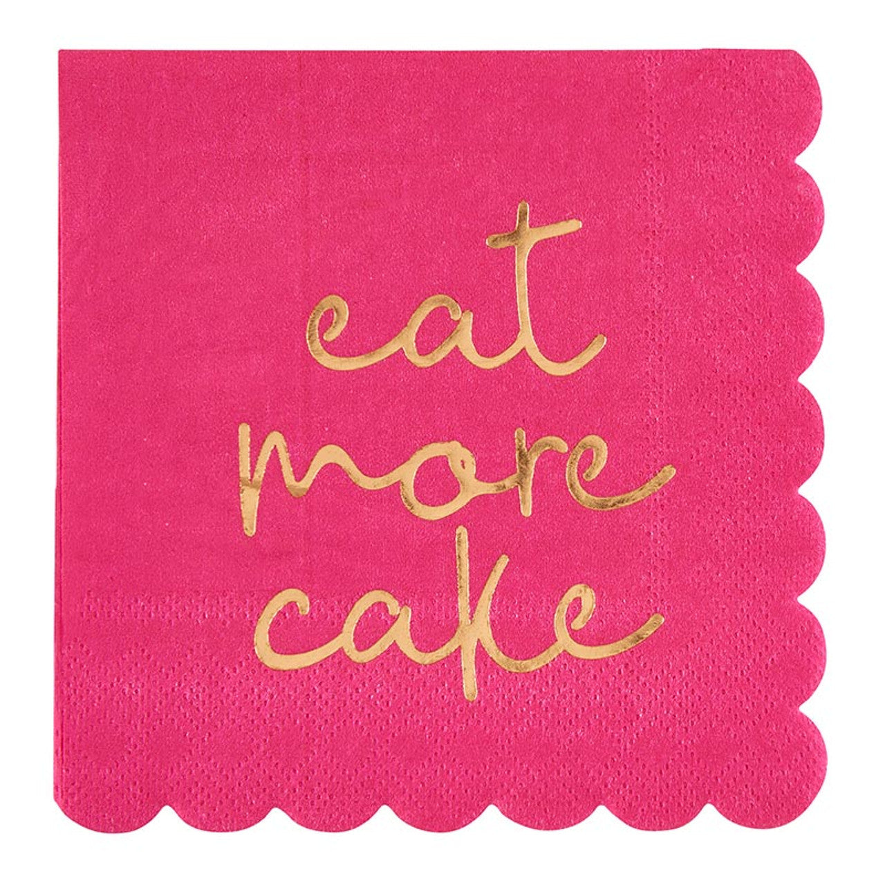 Eat More Cake Napkins - Annie Jack TX