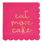 Eat More Cake Napkins - Annie Jack TX
