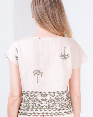 Palm Tree Pant Set - Annie Jack TX