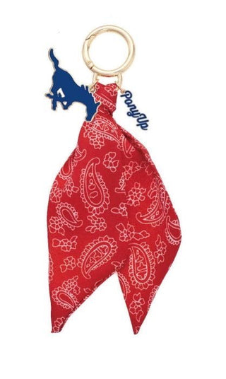 SMU Logo Bandana Charm - Annie Jack TX