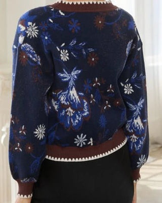 Willow Floral Pattern Cardigan - Annie Jack TX
