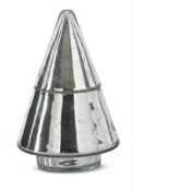 Mercury Glass 7" Christmas Tree Candle - Annie Jack TX