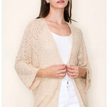 Crochet Open Front Cardigan - Annie Jack TX