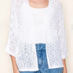 Crochet Open Front Cardigan - Annie Jack TX