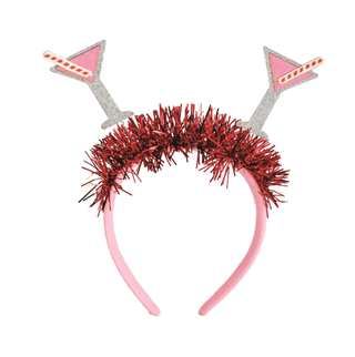 Pink Drink Holiday Felt Headband - Annie Jack TX