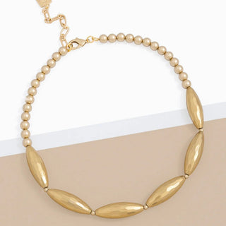 Spindle Link Collar Necklace - Annie Jack TX