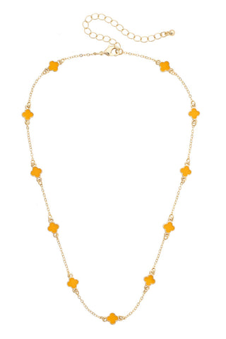 Margaret Dainty Clover Necklace - Annie Jack TX
