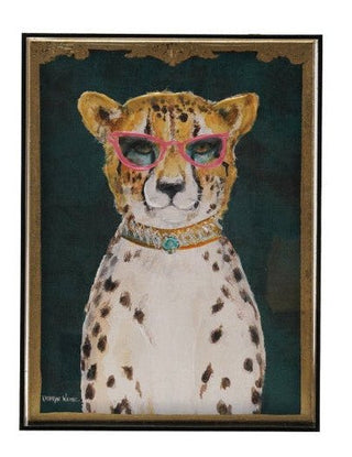 Hand Painted Animals In Smoke Color Acrylic Prints - Annie Jack TX