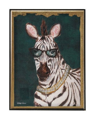 Hand Painted Animals In Smoke Color Acrylic Prints - Annie Jack TX