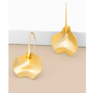 Flower Petal Metal Drop Earring - Annie Jack TX