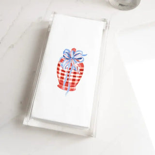 All American Party Red Ginger Guest Towel - Annie Jack TX