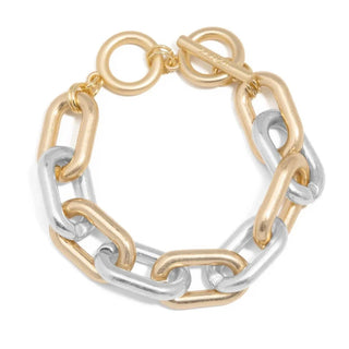 Chunky Cable Link Bracelet - Annie Jack TX