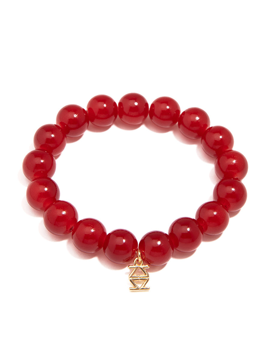 Glass Bead Stretch Bracelet - Annie Jack TX