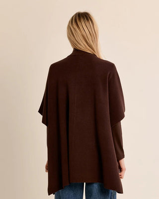Button-Front Cape Poncho — Cozy Elegance, Classic Ease - Annie Jack TX