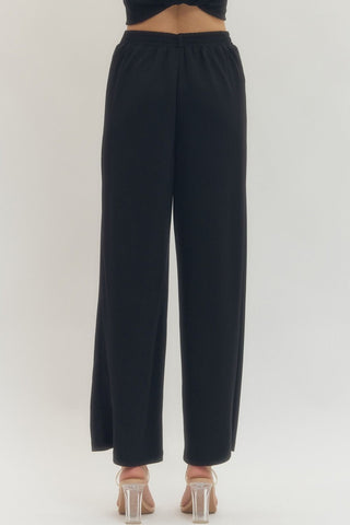 The Elevated Pintuck Athleisure Pant - Annie Jack TX