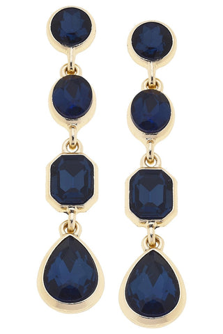 Daphne Rhinestone Linked Earrings - Annie Jack TX