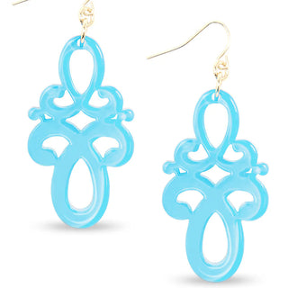 Double Scroll Drop Earring - Annie Jack TX