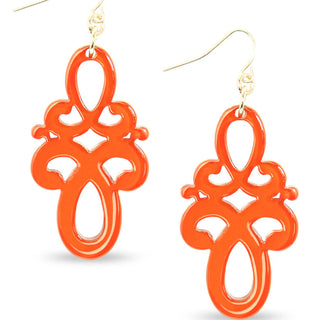 Double Scroll Drop Earring - Annie Jack TX