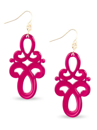Double Scroll Drop Earring - Annie Jack TX