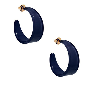 Large Chunky Resin Hoop Earring - Annie Jack TX