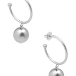 Matte Bead Hoop Earring - Annie Jack TX