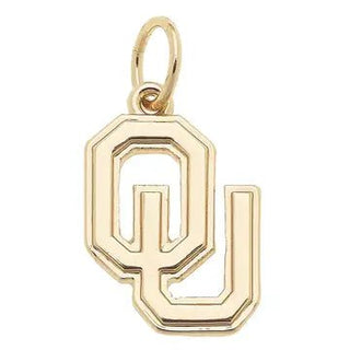 Oklahoma Sooners Gold Logo Charm - Annie Jack TX