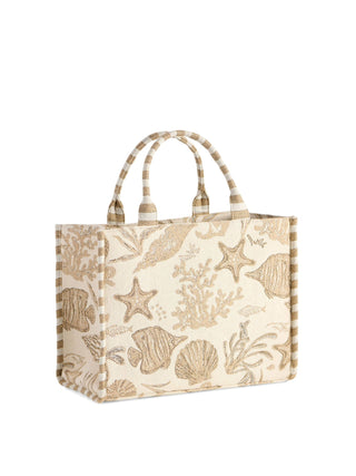 Coastal Jacquard Tote - Annie Jack TX