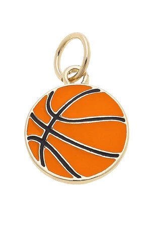 Basketball Enamel Charm - Annie Jack TX