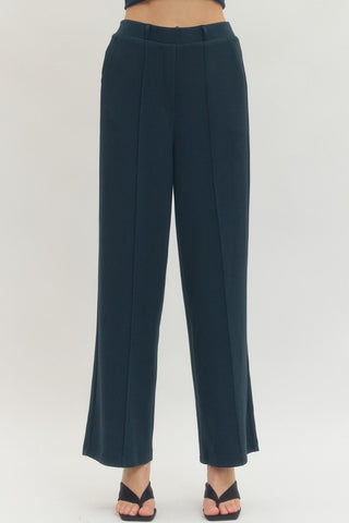 The Elevated Pintuck Athleisure Pant - Annie Jack TX