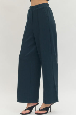 The Elevated Pintuck Athleisure Pant - Annie Jack TX