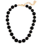 Chunky Matte Beaded Collar Necklace - Annie Jack TX