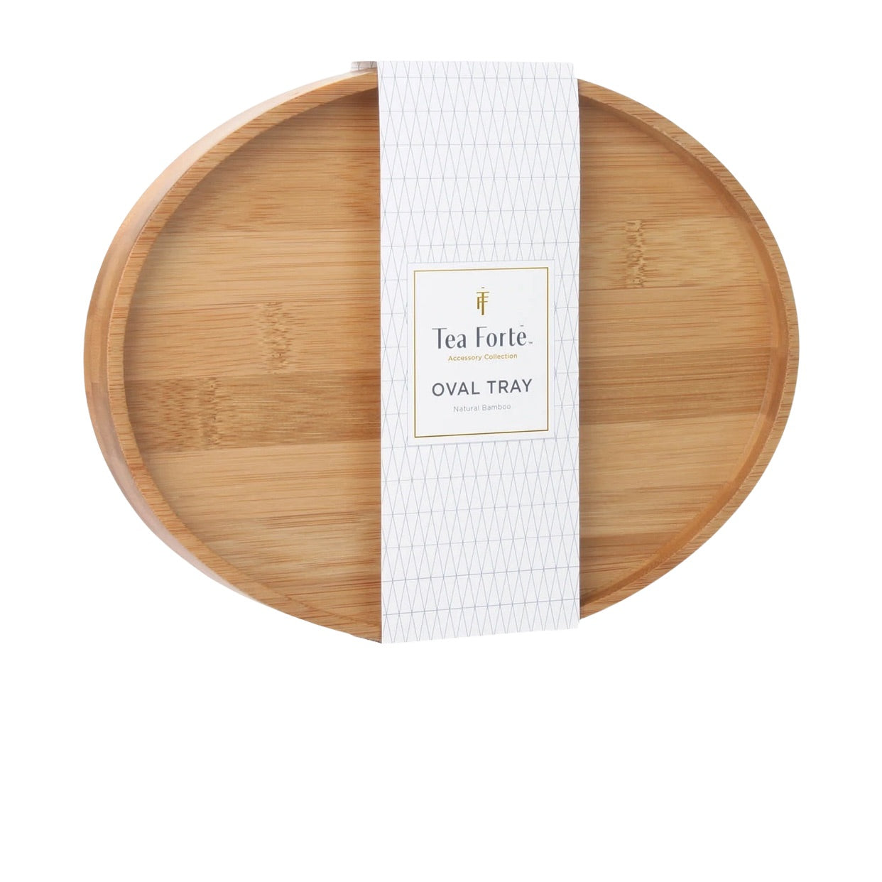 Bamboo Oval Serving Tray - Annie Jack TX