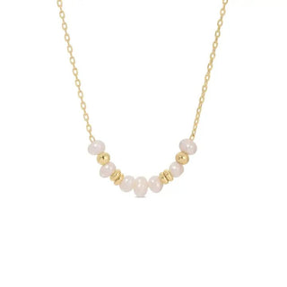 Delicate Pearl Accented Necklace - Annie Jack TX