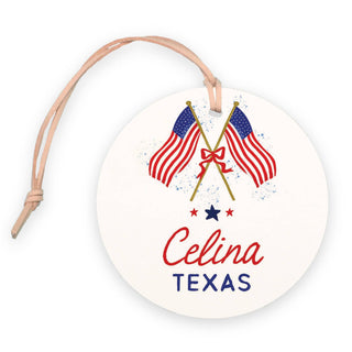 4" Round Ornament-American Summer Celina Texas - Annie Jack TX