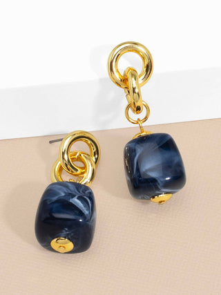 Tessa Puffy Square Resin Drop Earring - Annie Jack TX