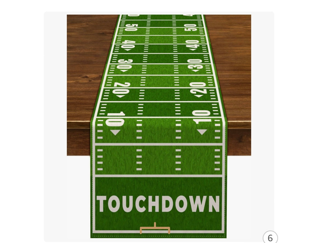 Football Table Runner - Annie Jack TX