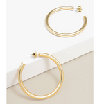 Matte Finish Large Hoop Earring - Annie Jack TX