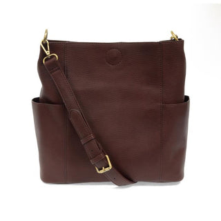Handbag side pockets bucket style