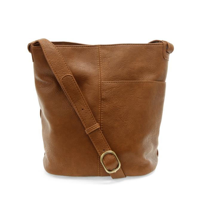 Bindi Front Slip Pocket Bucket Crossbody Bag - Annie Jack TX