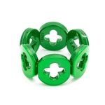 Resin Clover Stretch Bracelet - Annie Jack TX