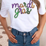 Sequins Mardi Gras T Shirt