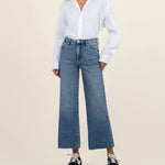 Meg High Rise Wide Leg Jean - Annie Jack TX