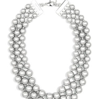 Three Strand Beaded Bib Necklace - Annie Jack TX