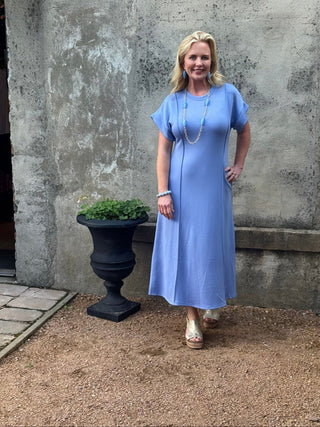 Oh So Comfortable Drop Shoulder Dress - Annie Jack TX