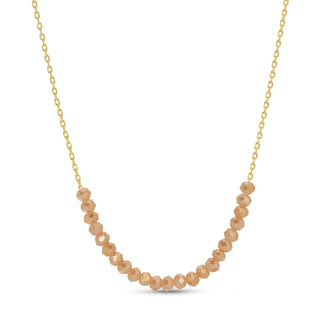 Delicate Crystal Accented  Necklace