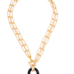 NECKLACE Matte Link Resin N2636 - Annie Jack TX