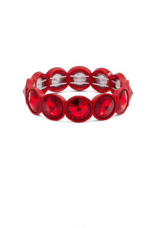 Round Crystal  Stretch Bracelet - Annie Jack TX