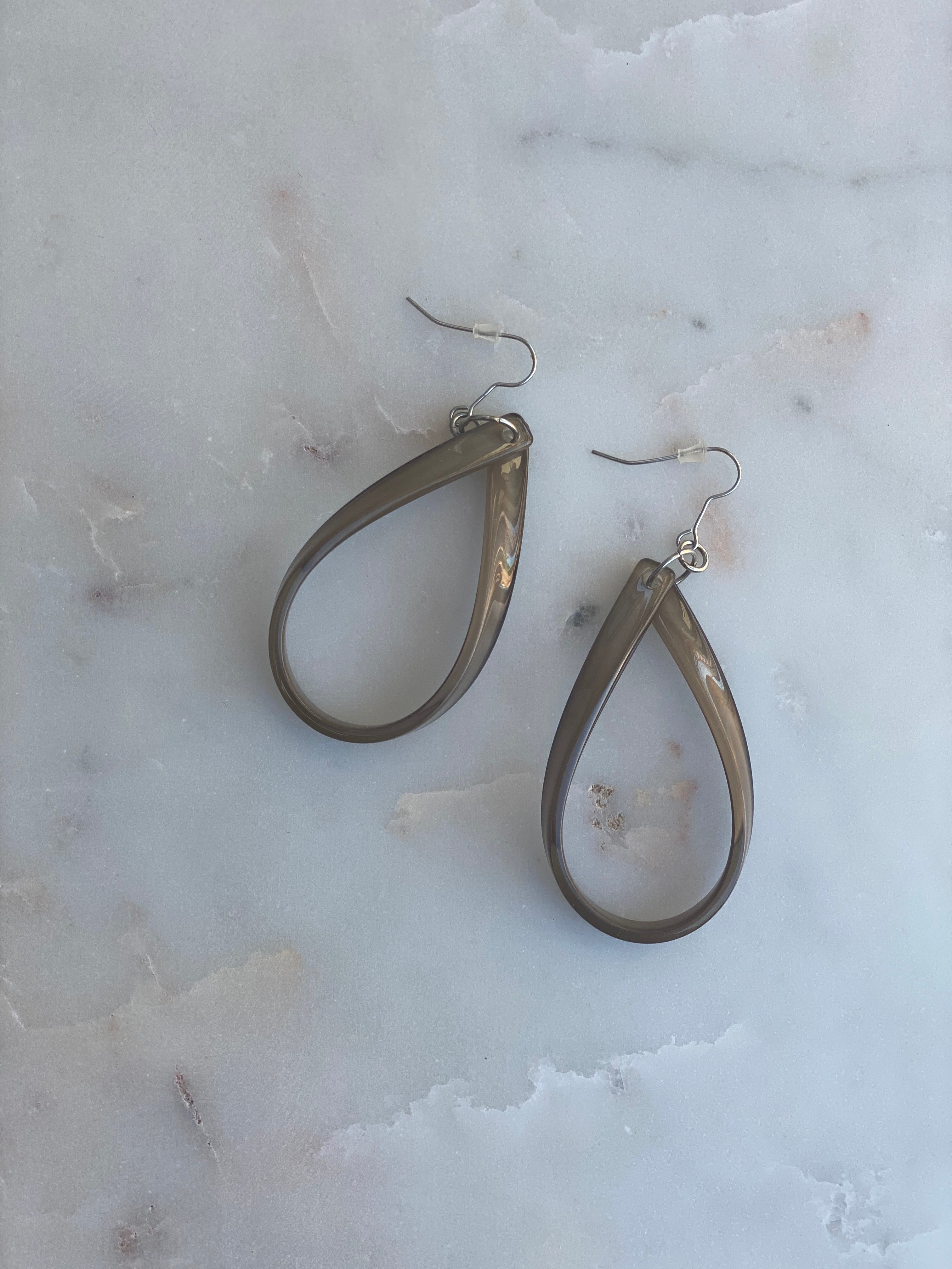 Resin Loops Earrings - Annie Jack TX