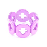 Resin Clover Stretch Bracelet - Annie Jack TX